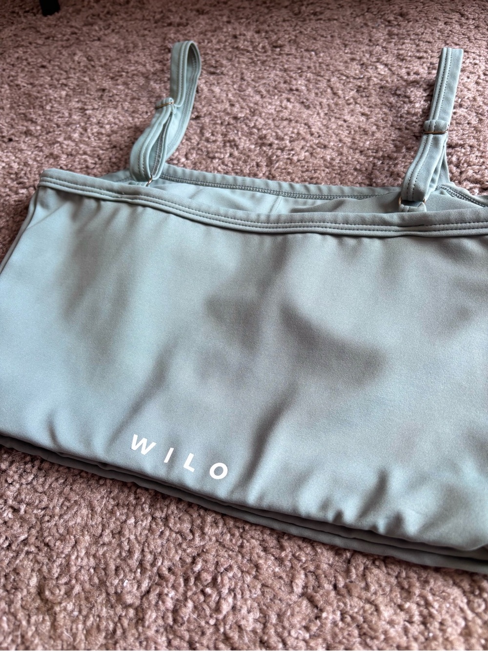 WILO The Label Sage Green Sports Bra